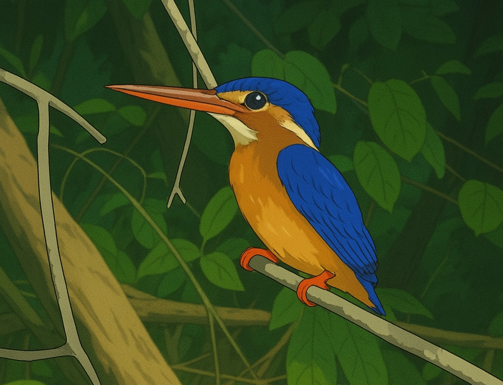Kingfisher in the Jungle